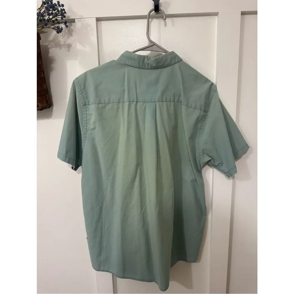 Patagonia Short-Sleeve Casual Button-Down in Sage